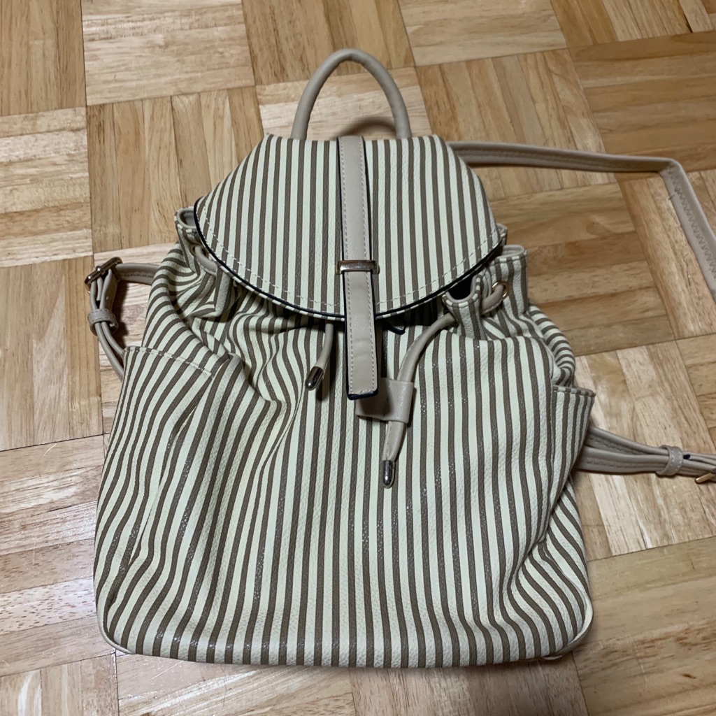 Stripped Backpack
